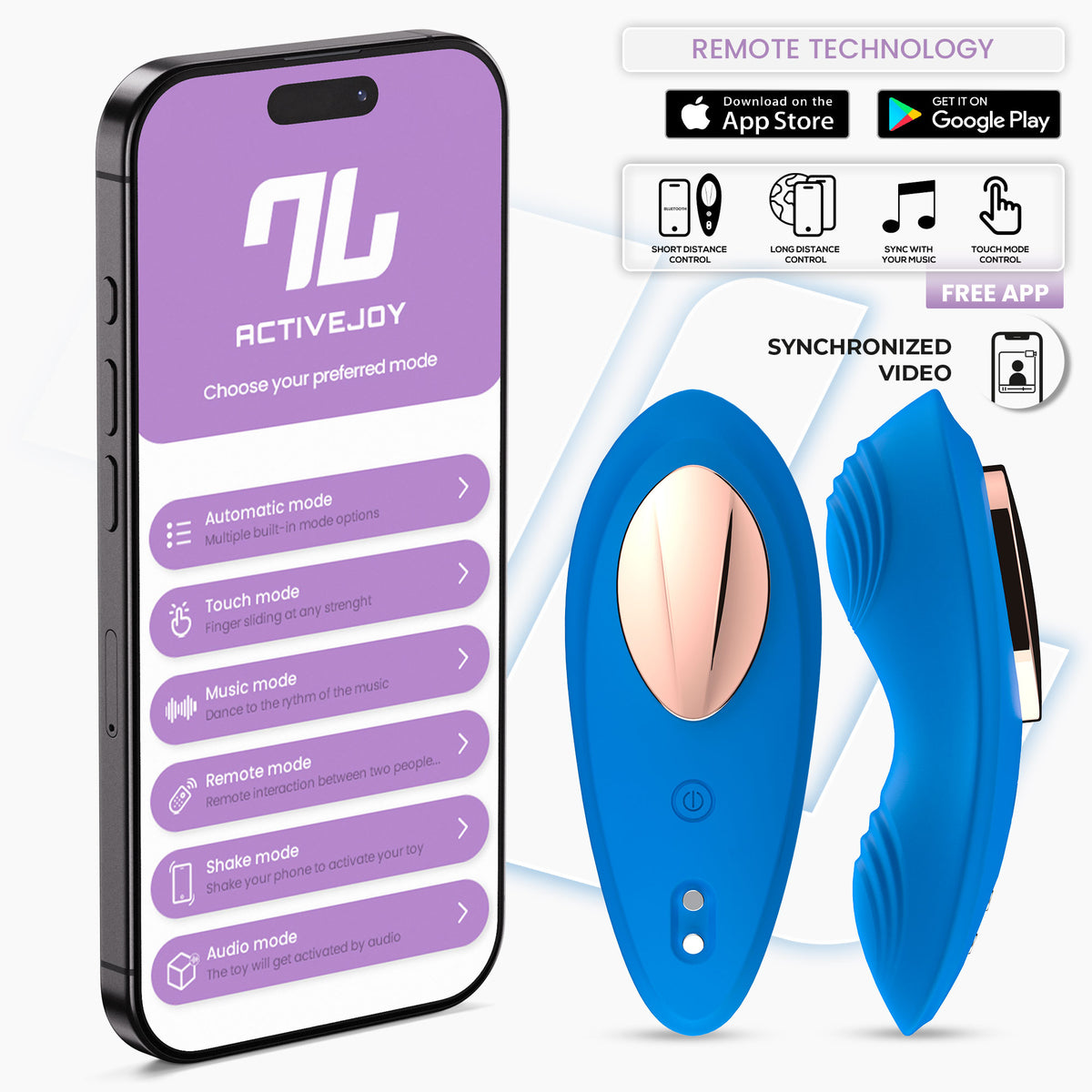 vibrating panty with app Pretty Love – Franz App Controlled Dual Motor Vibrating Panty (Purple) main image 0